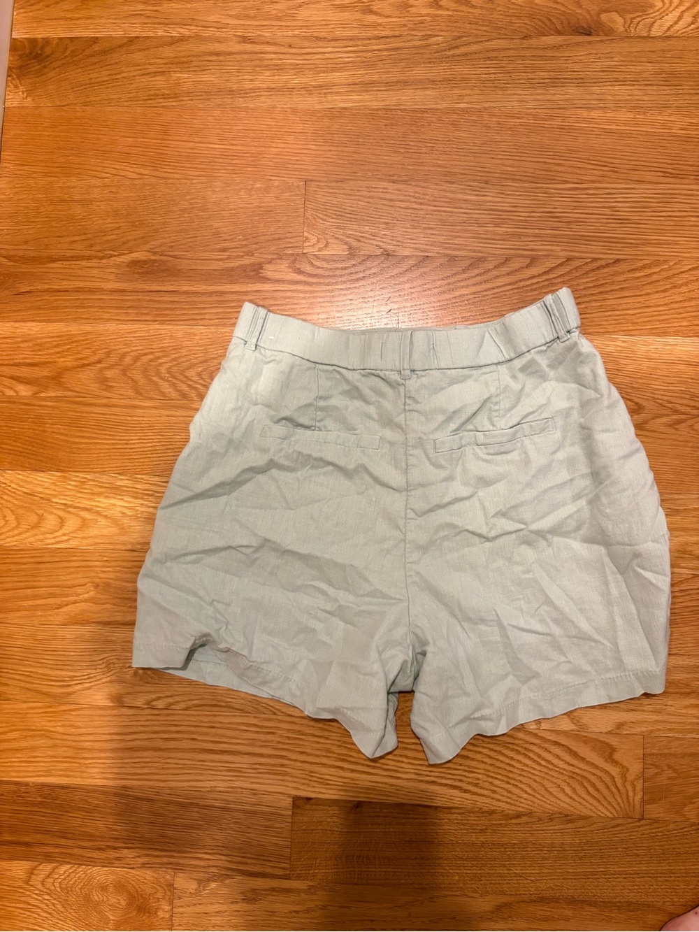 CLOSET CLEANOUT! Ultra High Rise Linen-Blend Tailored Short - Picture 4 of 4